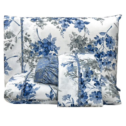 (Compre 1 Leve 2) Jogo de Lençol Malva 4 Peças - 200 Fios Algodão