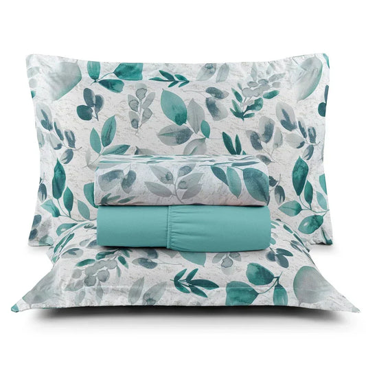 (Compre 1 Leve 2) Jogo de Lençol Affeto 4 Peças - 200 Fios Algodão